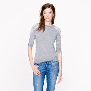 Merino Tippi sweater with shoulder embroidery M